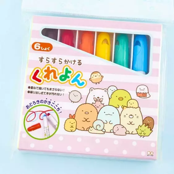 Crayones con tapa Sumikkogurashi